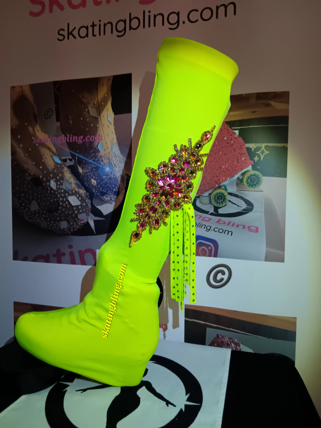 Over the knee, glow in the dark glam