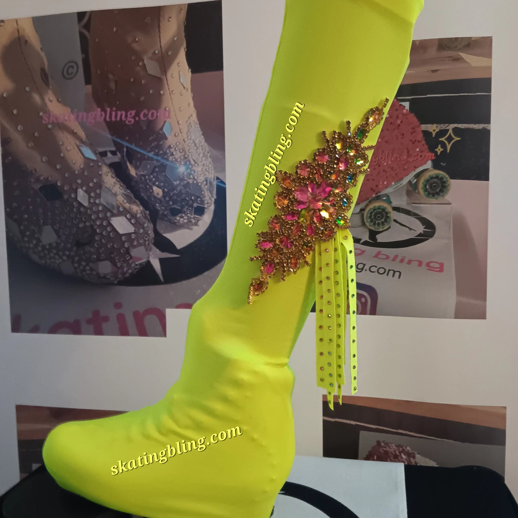 Over the knee, glow in the dark glam